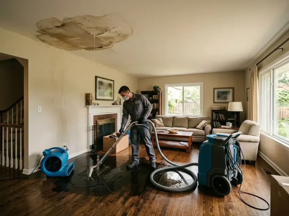 attic-pipe-burst-ceiling-drip-008 — frequently asked questions, Water Damage Restoration & Carpet Care in Larksville, PA